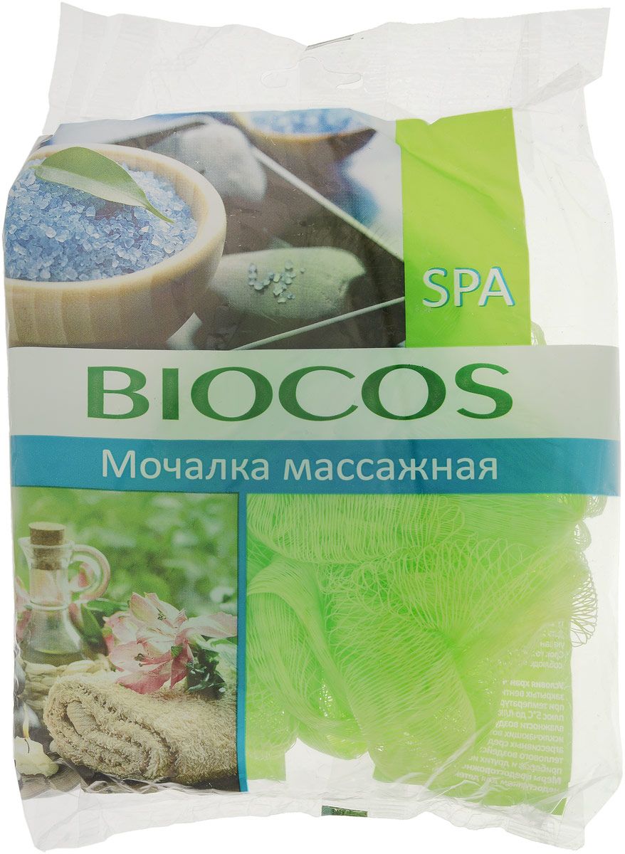 BioCos Мочалка массажная для тела Spa, цвет: салатовый14498_салатовый BioCos Мочалка массажная для тела Spa, цвет: салатовый14498_салатовыйМассажная мочалка для тела BioCos Spa идеально подходит для повышения тонуса и легкого пилинга вашей кожи. Регулярное использование мочалки улучшает кровообращение, повышает тонус кожи и способствует повышению ее эластичности. Мочалка превосходно пенится и может использоваться с любыми видами моющих средств для тела. Рекомендации по применению: перед первым применением мочалку рекомендуется промыть в воде. После использования ее необходимо тщательно прополоскать и просушить.