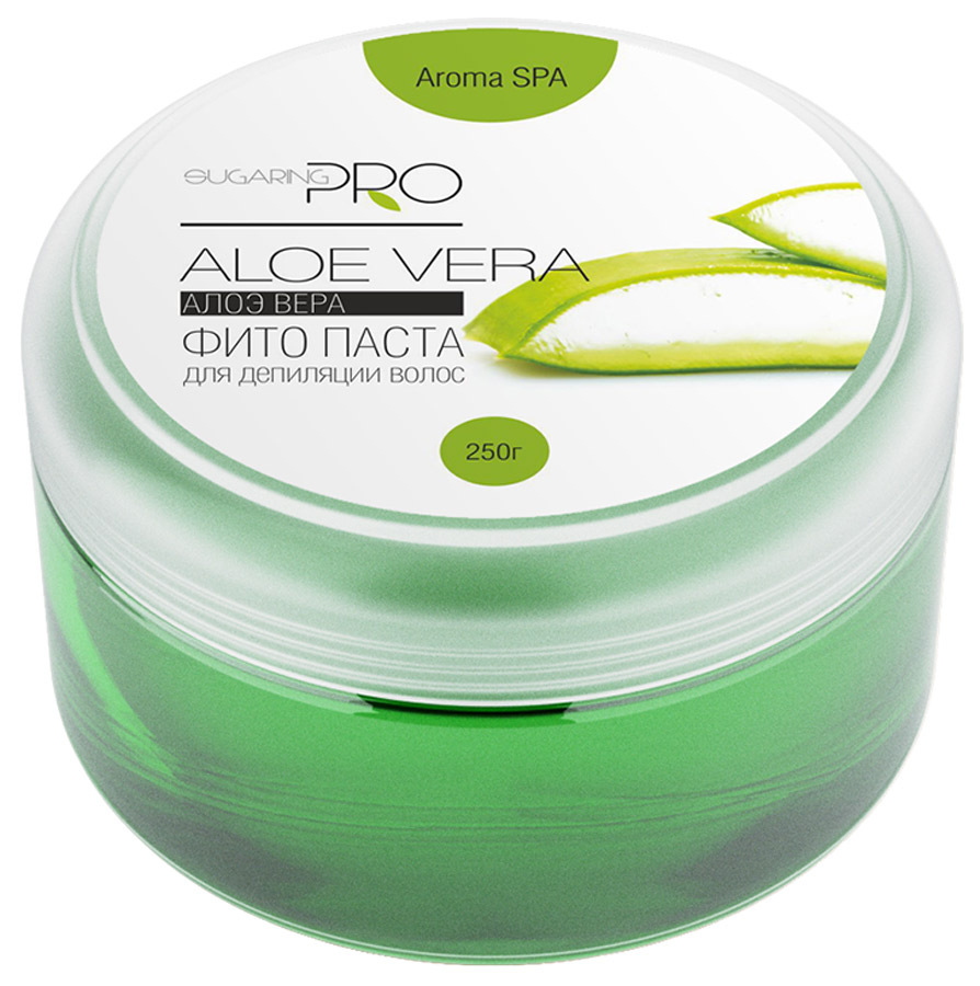 Sugaring Pro Сахарная паста Алоэ вера очень плотная, 250 гУТ000009164 Sugaring Pro Сахарная паста Алоэ вера очень плотная, 250 гУТ000009164Успокаивающее действие Алоэ вера уже, не для кого, не секрет. С древнейших времен люди пользовались исцеляющими свойствами этого растения. Паста позволит менее безболезненно удалить все нежелательные волоски на теле, а так же увлажнит и успокоит кожу. Универсальная сахарная паста предназначена для депиляции всех типов волос (шугаринга) на любом участке кожи. При удалении волос не травмирует живые клетки кожигипоаллергенна. Не вызывает раздражения. Эффект сохраняется 3-4 недели. Содержит экстракт алоэ веры.Инструкция по применению: Из центра банки щипком взять пасту размером с грецкий орех и провести процедуру депиляции.Основные ингредиенты: фруктоза ,глюкоза, вода, пищевой краситель.Постэпиляционный уход: Избегайте использования душистых увлажняющих кремов на обработанных участка, дезодорантов первые 24 часа после процедуры. Дезодорант можно заменить на тальк. Избегайте длительного пребывания на солнце или солярии. Желательно отказаться от посещения сауны и бассейна первые 24 час.Примечание: Продукт хранить в прохладном и сухом месте. Только для наружного применения.Гарантия качества: Товар сертифицирован. Прошел дерматологический контроль.