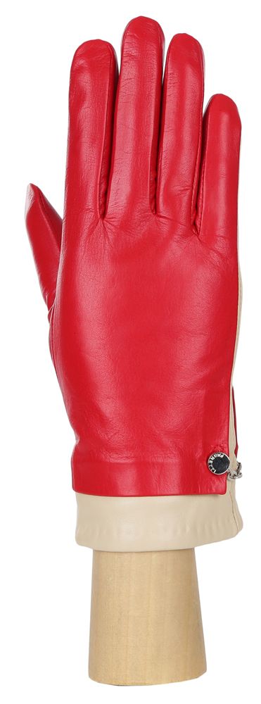 Перчатки женские Fabretti, цвет: красный. 15.7-7. Размер 7,5
