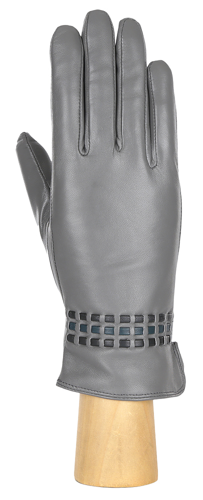 Перчатки женские Fabretti, цвет: серый. 12.70-9. Размер 6,5