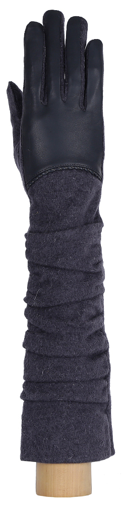 Перчатки женские длинные Fabretti, цвет: серый. 3.4-9. Размер 8