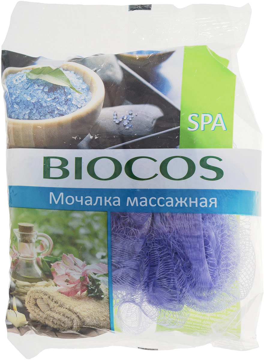 BioCos Мочалка массажная для тела Spa, цвет: фиолетовый14498_фиолетовый BioCos Мочалка массажная для тела Spa, цвет: фиолетовый14498_фиолетовыйМассажная мочалка для тела BioCos Spa идеально подходит для повышения тонуса и легкого пилинга вашей кожи. Регулярное использование мочалки улучшает кровообращение, повышает тонус кожи и способствует повышению ее эластичности. Мочалка превосходно пенится и может использоваться с любыми видами моющих средств для тела.Рекомендации по применению: перед первым применением мочалку рекомендуется промыть в воде. После использования ее необходимо тщательно прополоскать и просушить.