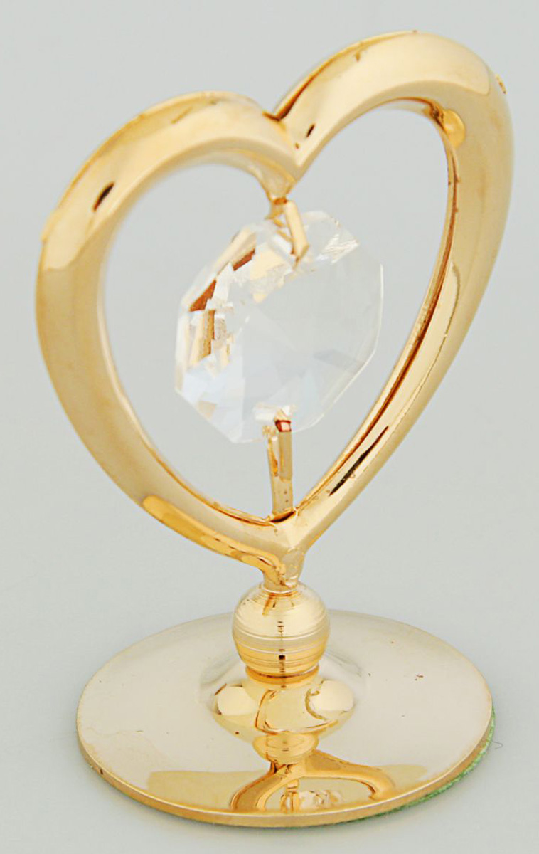 Миниатюра Swarovski Elements Сердце, на подставке, с кристаллом Сваровски, 3,5 х 2,5 х 4 см2059724 Миниатюра Swarovski Elements Сердце, на подставке, с кристаллом Сваровски, 3,5 х 2,5 х 4 см2059724Перед вами — сувенир в полном смысле этого слова. И главная его задача — хранить воспоминание о месте, где вы побывали, или о том человеке, который подарил данный предмет. Преподнесите эту вещь своему другу, и она станет достойным украшением его дома.