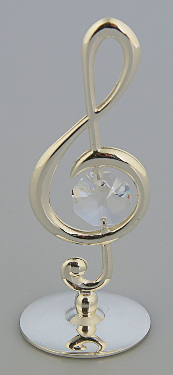 Миниатюра Скрипичный ключ, с кристаллом Сваровски, 3,2 х 3,2 х 8 см2260198 Миниатюра Скрипичный ключ, с кристаллом Сваровски, 3,2 х 3,2 х 8 см2260198Перед вами — сувенир в полном смысле этого слова. И главная его задача — хранить воспоминание о месте, где вы побывали, или о том человеке, который подарил данный предмет. Преподнесите эту вещь своему другу, и она станет достойным украшением его дома.