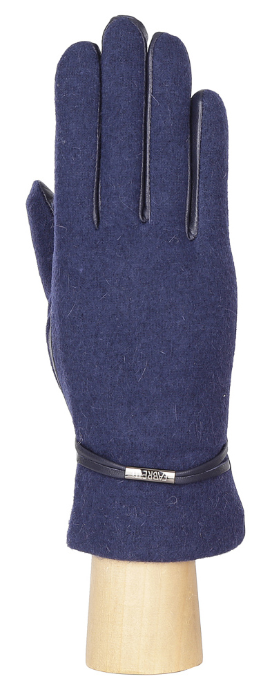 Перчатки женские Fabretti, цвет: синий. 33.2-12. Размер 6,5