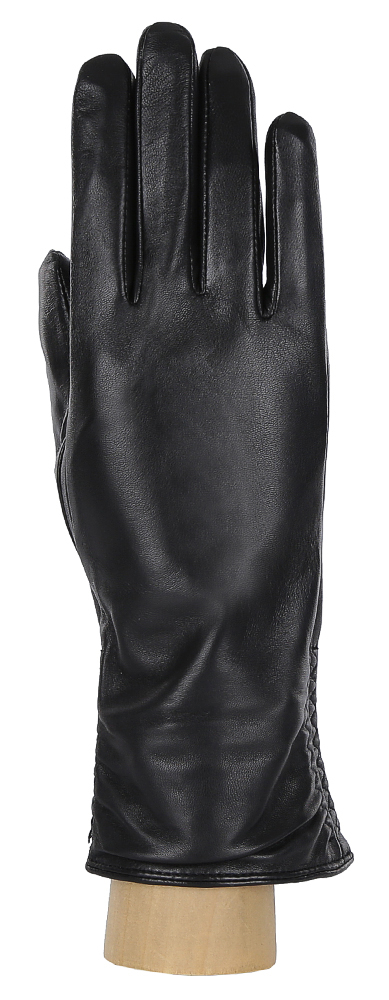 Перчатки женские Fabretti, цвет: черный. 12.25-1s. Размер 6,5