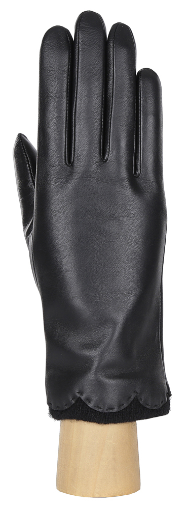 Перчатки женские Fabretti, цвет: черный. 12.68-1. Размер 6,5