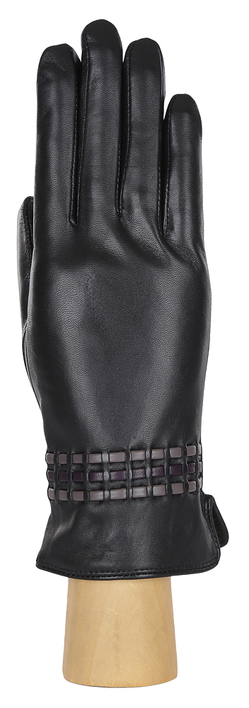 Перчатки женские Fabretti, цвет: черный. 12.70-1. Размер 7,5
