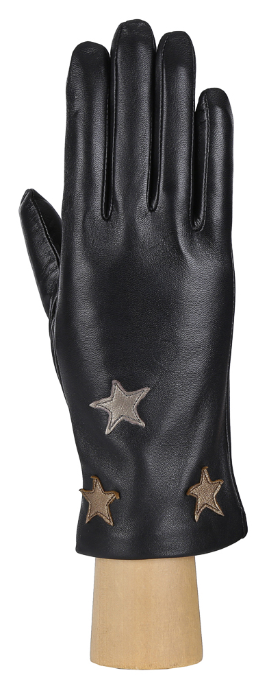 Перчатки женские Fabretti, цвет: черный. 12.78-1. Размер 7,5