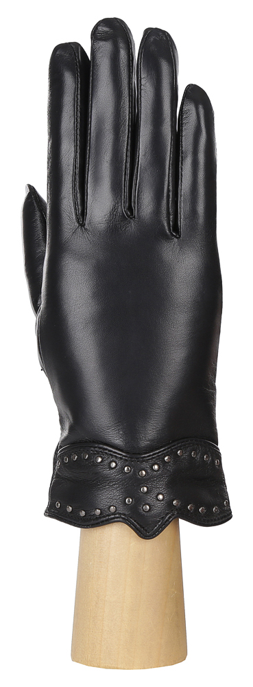 Перчатки женские Fabretti, цвет: черный. 15.14-1. Размер 7,5