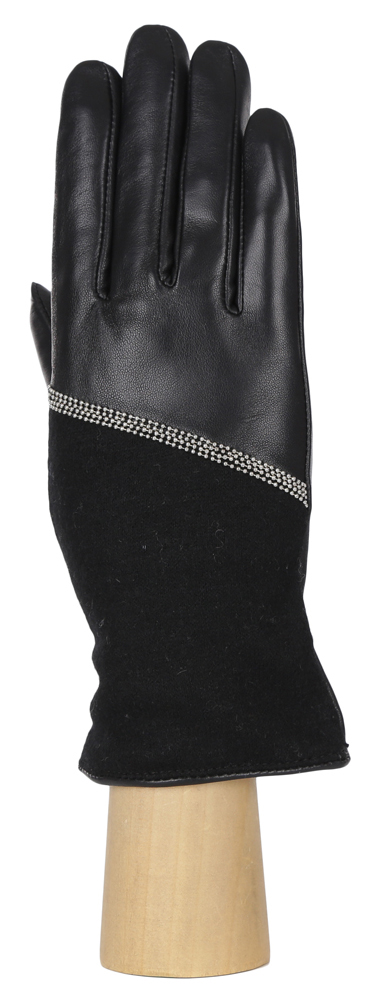 Перчатки женские Fabretti, цвет: черный. 15.15-1. Размер 7