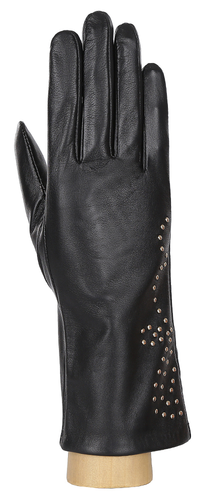 Перчатки женские Fabretti, цвет: черный. 15.28-1. Размер 6,5
