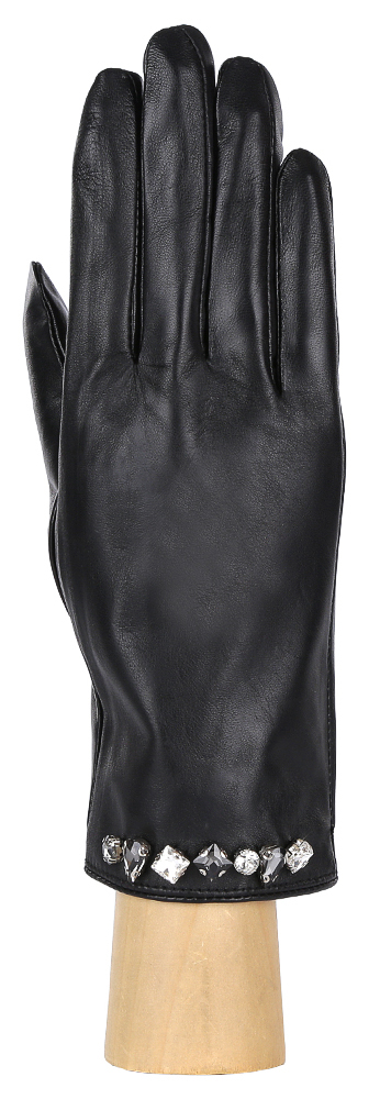 Перчатки женские Fabretti, цвет: черный. 15.6-1s. Размер 7