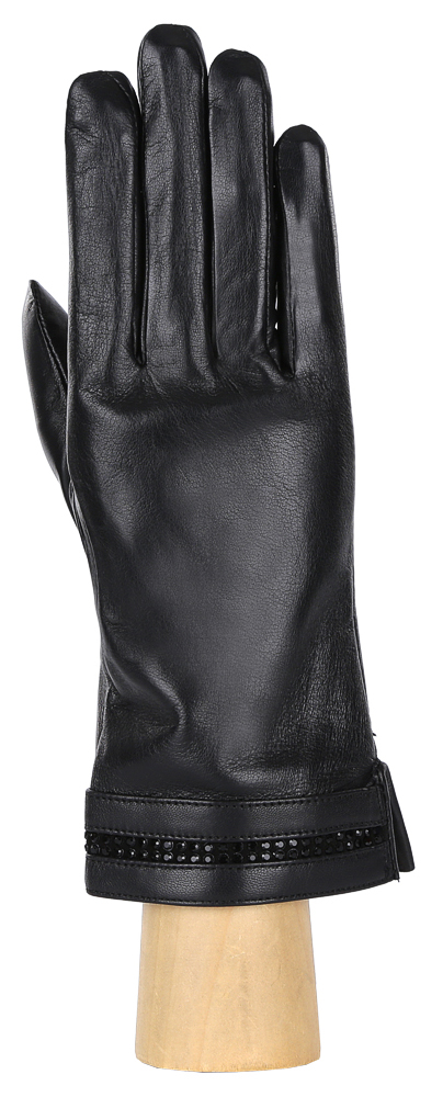 Перчатки женские Fabretti, цвет: черный. 15.9-1s. Размер 8