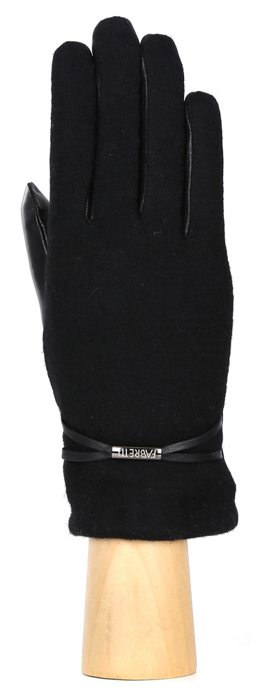 Перчатки женские Fabretti, цвет: черный. 33.2-1. Размер 6,5