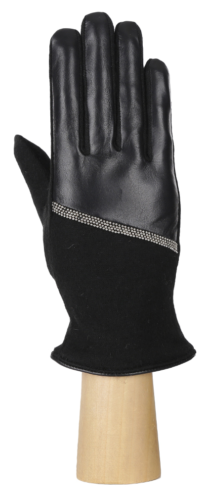 Перчатки женские Fabretti, цвет: черный. 35.1-1. Размер 7