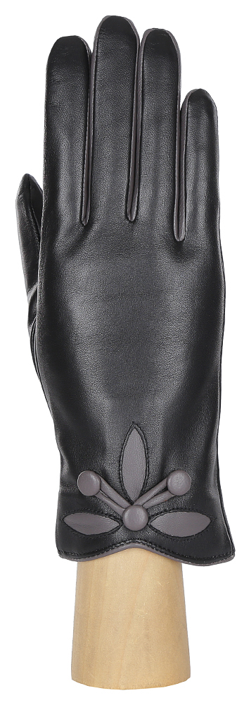 Перчатки женские Fabretti, цвет: черный. 9.64-1/9. Размер 7