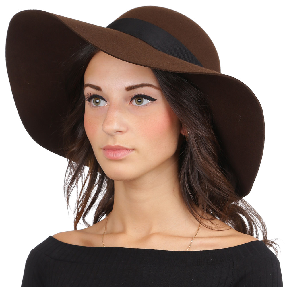 Шляпа женская Fabretti, цвет: коричневый. HW172. Размер 57/58