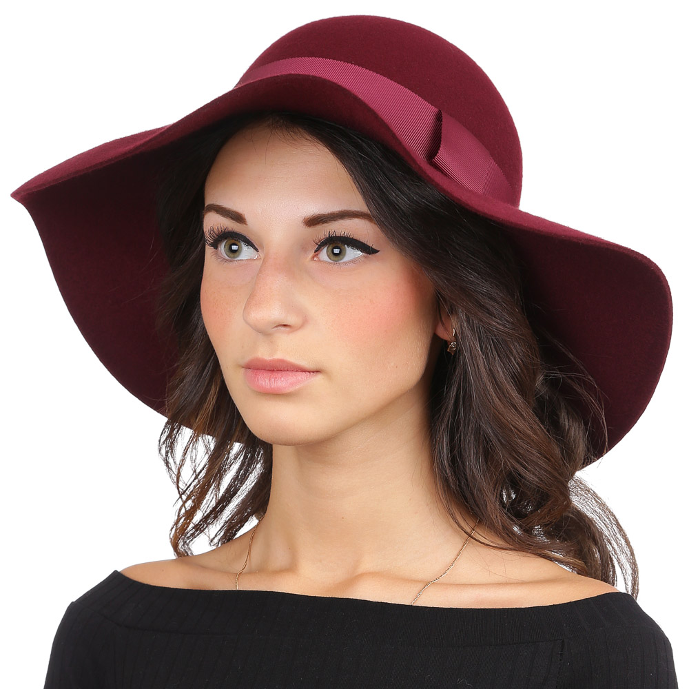 Шляпа женская Fabretti, цвет: красный. HW172. Размер 57/58