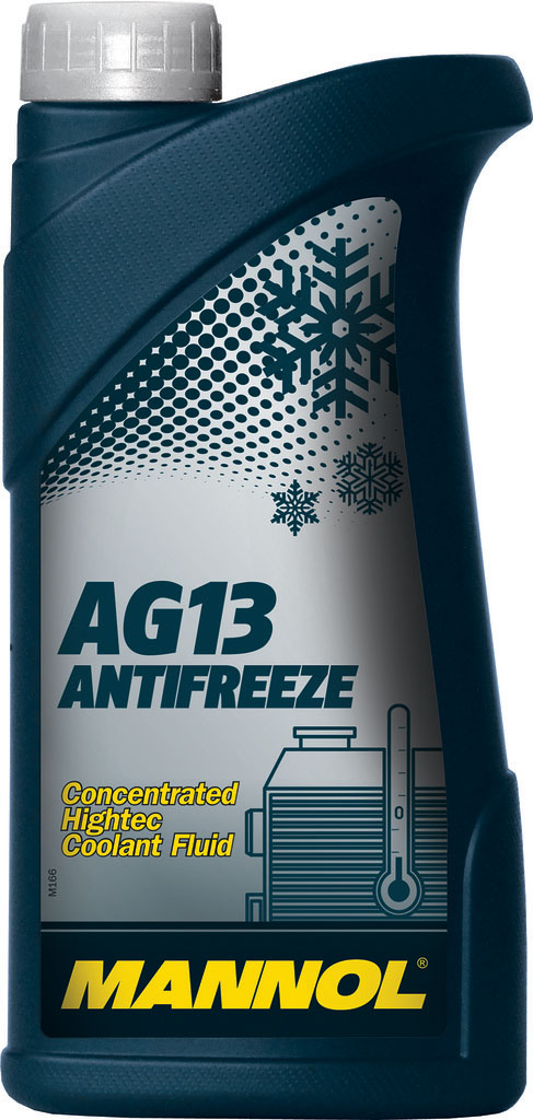 Антифриз MANNOL AG13+ Advanced, концентрат, 1 л2034 Антифриз MANNOL AG13+ Advanced, концентрат, 1 л2034Mannol AG13+ Advanced Antifreeze - концентрат на моноэтиленгликолевой основе, предназначенный для круглогодичного использования в любых современных системах охлаждения. Предохраняет от коррозии и накипи. Не вспенивается, нейтрален к прокладкам и шлангам. Придает достаточные противокоррозионные свойства уже при концентрации от 20%. Срок службы: 3 года.
