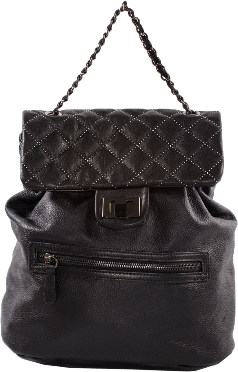 Сумка-рюкзак женская Vittorio Richi, цвет: черный. K07S15041