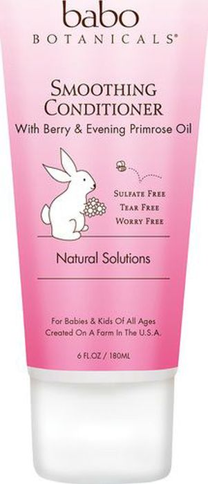 Babo Botanicals Кондиционер для волос Ягоды и примула, 180 млBabo14 Babo Botanicals Кондиционер для волос Ягоды и примула, 180 млBabo14Мягкий кондиционер для разглаживания и сияния волос