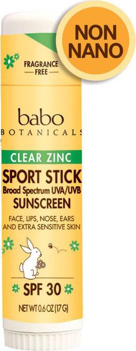 Babo Botanicals Солнцезащитный карандаш без отдушек, 17 млBabo21 Babo Botanicals Солнцезащитный карандаш без отдушек, 17 млBabo21Бережная защита от солнца для лица, губ, носа, ушей и других чувствительных мест на коже. Подходит для младенцев.