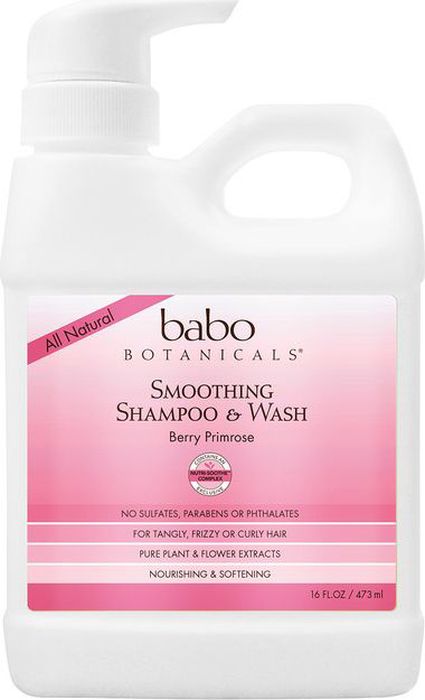 Babo Botanicals Шампунь Ягоды и примула, 480 млBabo22 Babo Botanicals Шампунь Ягоды и примула, 480 млBabo22Разглаживающий шампунь даже для самых непослушных волос