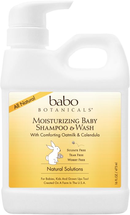Babo Botanicals Увлажняющий шампунь и гель для тела Овсяное молоко и календула, 480 млBabo8 Babo Botanicals Увлажняющий шампунь и гель для тела Овсяное молоко и календула, 480 млBabo8Универсальный гель-шампунь для бережного очищения и ухода за кожей и волосами малышей