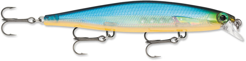 Воблер Rapala. SDR11-BGHSDR11-BGH Воблер Rapala. SDR11-BGHSDR11-BGHДвижения воблера реалистично копируют агонию умирающего малька. На короткое быстрое движение удилищем Shadow Rap делает резкий рывок в сторону, разворачивается, словно оглядываясь и дрожа всем телом начинает медленно погружаться переходя в состояние покоя. В перспективном месте можно задержать воблер выманивая хищника короткими рывочками.