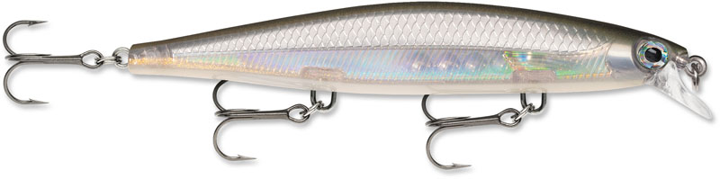Воблер Rapala. SDRD11-GHSHSDRD11-GHSH Воблер Rapala. SDRD11-GHSHSDRD11-GHSHИдеальная модель для медленной проводки, реалистично копируют агонию умирающего малька, как и Shadow Rap, но на большей глубине. Делая короткие потяжки, можно заставить приманку двигаться вперёд, при этом сильно переваливаться с боку на бок. Если после короткого быстрого движения удилищем ослабить натяжение лески, то Shadow RapDeep делает резкий рывок в сторону, разворачивается почти на 180°, словно оглядываясь и дрожа всем телом начинает медленно погружаться постепенно затихая.