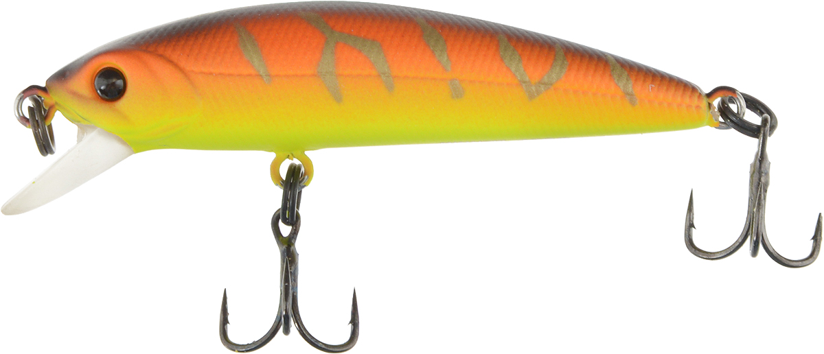 Воблер Tsuribito Minnow SS, цвет 029, 42 мм72513 Воблер Tsuribito Minnow SS, цвет 029, 42 мм72513Ну, кто не знает цурибитовские хиты? Dead Minnow, Pencil 47, Jerkbait, Deep Shaker, крэнки…Пришло время знакомиться с новинками.Три подгруппы линейки Tsuribito Minnow в размерах 35 мм., 42 мм., 50 мм. С этим именем были воблеры от 60 мм и больше (60, 80, 95, 110, 130 мм.). Теперь же семейство приросло меньшими форматами.Этот малек точь в точь как предыдущий 35-ый, только двумя неделями жизни позже – чуть откормившийся и подросший. Для спиннингистов же прирост 7 мм. и 0.5 грамма будет уже довольно ощутим: воблер становится чуть менее требовательным к деликатности снасти (толщине лески и ее материалу, к тесту и строю спиннинга). На проводке воблеры ведут себя все более «минношно», а дальность полета на одной и той же снасти несколько увеличивается по сравнению с меньшими собратьями. Один нюанс, на который как-то следует обратить внимание – это маленькие тройники Owner. К качеству нет никаких претензий. Но нужно понимать, что физиология рыб – штука важная, размер и форма рта, губастость или строение челюстей, по-разному будут контактировать с тройниками. Так что в некоторых случаях может и имеет смысл заранее переоснащать Tsuribito Minnow 42 на хорошие одинарники.