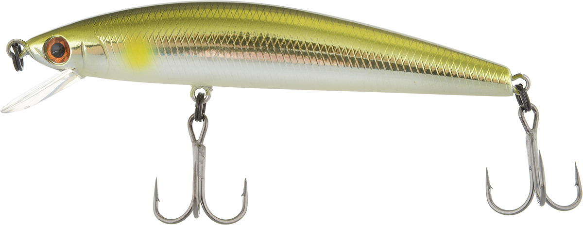 Воблер Tsuribito Minnow SP, цвет 009, 60 мм24660 Воблер Tsuribito Minnow SP, цвет 009, 60 мм24660Minnow 60SP - отличный воблер для ловли на небольших глубинах и над зарослями травы, где часто охотится щука и другие хищники. Благодаря системе дальнего заброса с магнитом воблер очень хорошо летит при забросе, и устойчиво играет даже при проводке с рывками. Мощные тройники надёжно засекают рыбу при поклёвке. Все эти качества вместе с реалистичной игрой делают этот воблер отличным орудием для ловли крупного хищника.