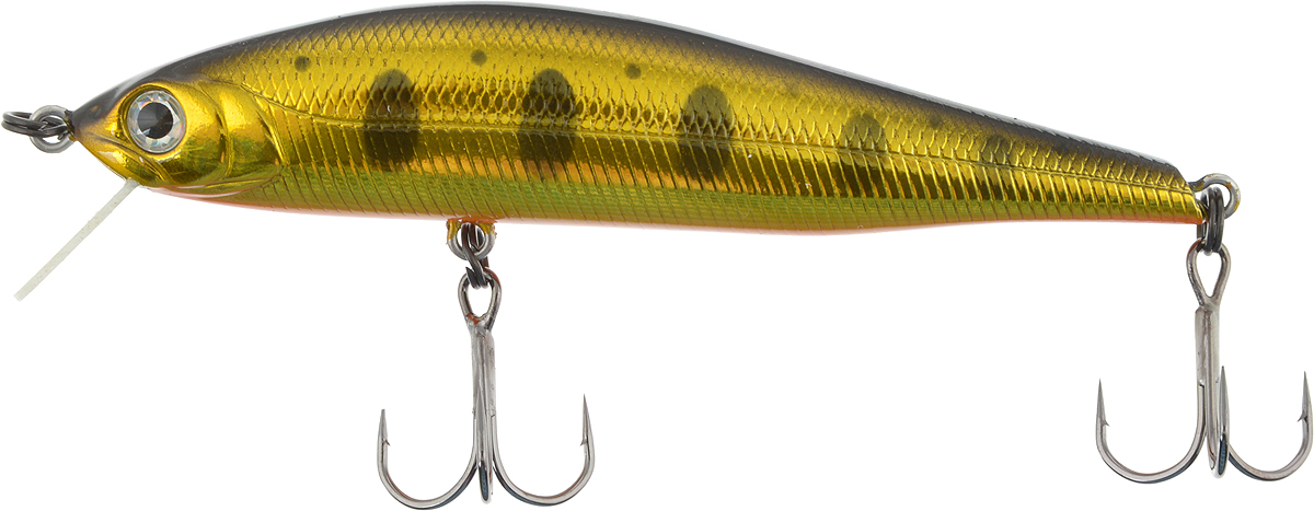 Воблер Tsuribito Hard Minnow F, цвет 052, 95 мм28935 Воблер Tsuribito Hard Minnow F, цвет 052, 95 мм28935Приманка-воблер Tsuribito Hard Minnow F изготовлена с применением самых современных технологий. Лопасть изготовлена из тонкого, но очень прочного стеклопластика. Это делает воблер более стойким к ударам о камни, а также способствует более активной игре, даже при очень медленной проводке. Система дальнего заброса позволяет охватить более широкий участок водоема. Все эти качества делают данный воблер очень эффективным для ловли крупного хищника, с заглублением от 1,0 до 1,2 метра.