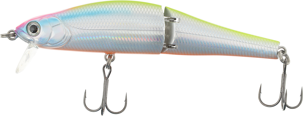 Воблер Tsuribito Joint Minnow 110F, цвет: серебристый, оранжевый (057), длина 11 см, 16,4 г31347 Воблер Tsuribito Joint Minnow 110F, цвет: серебристый, оранжевый (057), длина 11 см, 16,4 г31347Воблер Tsuribito Joint Minnow 110F, выполненный из высококачественного пластика и металла, предназначен для ловли щуки. Заглубление до метра дает возможность рыболову облавливать этим воблером мелководные заливы рек и водохранилищ, а плавная игра с широкой амплитудой составной приманки не оставит без внимания даже малоактивного хищника.