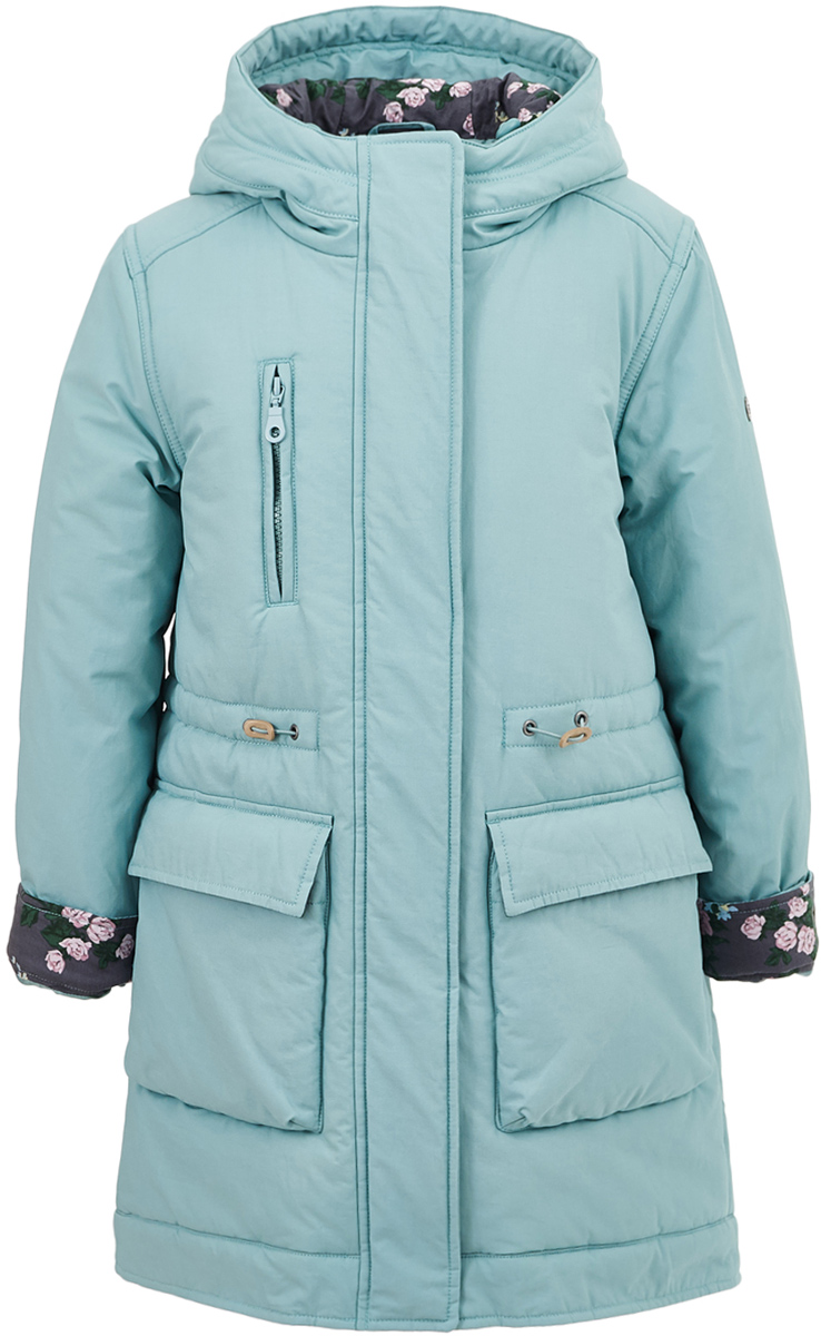 Пальто для девочки Button Blue, цвет: бирюзовый. 217BBGC46012600. Размер 116, 6 лет217BBGC46012600 Пальто для девочки Button Blue, цвет: бирюзовый. 217BBGC46012600. Размер 116, 6 лет217BBGC46012600Стильное пальто для девочек - залог хорошего настроения в ненастный осенний день! Классное детское пальто по оптимальной цене принесет удовольствие от покупки! К тому же, недорогое пальто - не значит скучное! Красивый цвет, модный силуэт, крупные функциональные детали обеспечивают пальто прекрасный внешний вид! Утяжка по линии талии создает надежную защиту от ветра. Если вы хотите купить осеннее пальто и не сомневаться в его качестве и комфорте, детское пальто от Button Blue - отличный вариант!