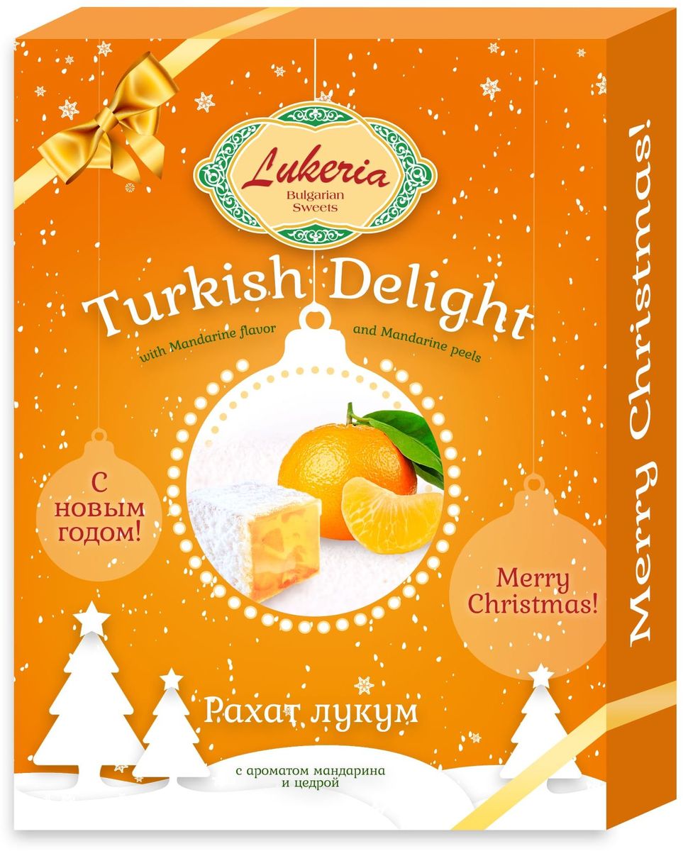 Lukeria Рахат-Лукум c ароматом и цедрой мандарина, 250 г25001а Lukeria Рахат-Лукум c ароматом и цедрой мандарина, 250 г25001аОдним из самых известных восточных лакомств является лукум, рахат-лукум. Лукум начали изготавливать на Востоке еще около 400 лет назад, в период расцвета Османской империи. Сначала лукум подавался как особое лакомство при дворе падишаха, позже его стали готовить повсеместно, и лукум сделался традиционным лакомством Востока. Кроме того, что лукум необыкновенно вкусен, он полезен.