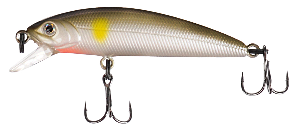 Воблер Tsuribito Minnow SS, цвет 540, 42 мм72527 Воблер Tsuribito Minnow SS, цвет 540, 42 мм72527Ну, кто не знает цурибитовские хиты? Dead Minnow, Pencil 47, Jerkbait, Deep Shaker, крэнки…Пришло время знакомиться с новинками.Три подгруппы линейки Tsuribito Minnow в размерах 35 мм., 42 мм., 50 мм. С этим именем были воблеры от 60 мм и больше (60, 80, 95, 110, 130 мм.). Теперь же семейство приросло меньшими форматами.Этот малек точь в точь как предыдущий 35-ый, только двумя неделями жизни позже – чуть откормившийся и подросший. Для спиннингистов же прирост 7 мм. и 0.5 грамма будет уже довольно ощутим: воблер становится чуть менее требовательным к деликатности снасти (толщине лески и ее материалу, к тесту и строю спиннинга). На проводке воблеры ведут себя все более «минношно», а дальность полета на одной и той же снасти несколько увеличивается по сравнению с меньшими собратьями. Один нюанс, на который как-то следует обратить внимание – это маленькие тройники Owner. К качеству нет никаких претензий. Но нужно понимать, что физиология рыб – штука важная, размер и форма рта, губастость или строение челюстей, по-разному будут контактировать с тройниками. Так что в некоторых случаях может и имеет смысл заранее переоснащать Tsuribito Minnow 42 на хорошие одинарники.