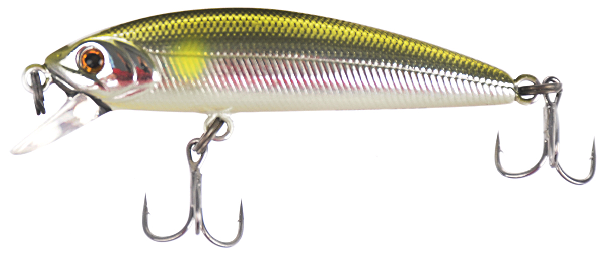 Воблер Tsuribito Minnow SP, цвет 009, 42 мм72531 Воблер Tsuribito Minnow SP, цвет 009, 42 мм72531Ну, кто не знает цурибитовские хиты? Dead Minnow, Pencil 47, Jerkbait, Deep Shaker, крэнки…Пришло время знакомиться с новинками.Три подгруппы линейки Tsuribito Minnow в размерах 35 мм., 42 мм., 50 мм. С этим именем были воблеры от 60 мм и больше (60, 80, 95, 110, 130 мм.). Теперь же семейство приросло меньшими форматами.Этот малек точь в точь как предыдущий 35-ый, только двумя неделями жизни позже – чуть откормившийся и подросший. Для спиннингистов же прирост 7 мм. и 0.5 грамма будет уже довольно ощутим: воблер становится чуть менее требовательным к деликатности снасти (толщине лески и ее материалу, к тесту и строю спиннинга). На проводке воблеры ведут себя все более «минношно», а дальность полета на одной и той же снасти несколько увеличивается по сравнению с меньшими собратьями. Один нюанс, на который как-то следует обратить внимание – это маленькие тройники Owner. К качеству нет никаких претензий. Но нужно понимать, что физиология рыб – штука важная, размер и форма рта, губастость или строение челюстей, по-разному будут контактировать с тройниками. Так что в некоторых случаях может и имеет смысл заранее переоснащать Tsuribito Minnow 42 на хорошие одинарники.