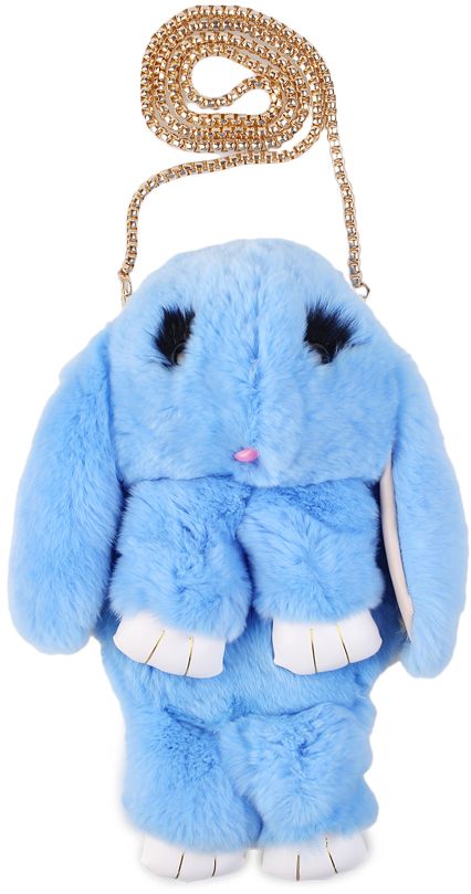 Рюкзак детский Пушистый кролик цвет голубой