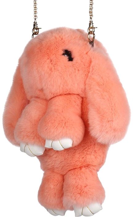 Рюкзак-сумка детский Пушистый кролик цвет морковный