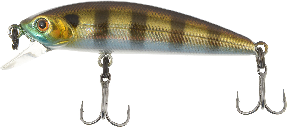 Воблер Tsuribito Minnow SP, цвет 007, 42 мм72530 Воблер Tsuribito Minnow SP, цвет 007, 42 мм72530Ну, кто не знает цурибитовские хиты? Dead Minnow, Pencil 47, Jerkbait, Deep Shaker, крэнки…Пришло время знакомиться с новинками.Три подгруппы линейки Tsuribito Minnow в размерах 35 мм., 42 мм., 50 мм. С этим именем были воблеры от 60 мм и больше (60, 80, 95, 110, 130 мм.). Теперь же семейство приросло меньшими форматами.Этот малек точь в точь как предыдущий 35-ый, только двумя неделями жизни позже – чуть откормившийся и подросший. Для спиннингистов же прирост 7 мм. и 0.5 грамма будет уже довольно ощутим: воблер становится чуть менее требовательным к деликатности снасти (толщине лески и ее материалу, к тесту и строю спиннинга). На проводке воблеры ведут себя все более «минношно», а дальность полета на одной и той же снасти несколько увеличивается по сравнению с меньшими собратьями. Один нюанс, на который как-то следует обратить внимание – это маленькие тройники Owner. К качеству нет никаких претензий. Но нужно понимать, что физиология рыб – штука важная, размер и форма рта, губастость или строение челюстей, по-разному будут контактировать с тройниками. Так что в некоторых случаях может и имеет смысл заранее переоснащать Tsuribito Minnow 42 на хорошие одинарники.