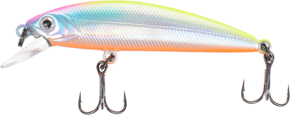 Воблер Tsuribito Minnow SS, цвет 038, 35 мм70610 Воблер Tsuribito Minnow SS, цвет 038, 35 мм70610Ну, кто не знает цурибитовские хиты? Dead Minnow, Pencil 47, Jerkbait, Deep Shaker, крэнки…Пришло время знакомиться с новинками. Три подгруппы линейки Tsuribito Minnow в размерах 35 мм., 42 мм., 50 мм. С этим именем были воблеры от 60 мм и больше (60, 80, 95, 110, 130 мм.). Теперь же семейство приросло меньшими форматами.У этих малышек почти крэнковой отчетливость движений! Что же до самих воблеров Tsuribito Minnow 35, то выполнены они, конечно же, с большой ответственностью, деталировкой, да и на цвета пожаловаться никак нельзя.У этих малышек почти крэнковой отчетливость движений! Что же до самих воблеров Tsuribito Minnow 35, то выполнены они, конечно же, с большой ответственностью, деталировкой, да и на цвета пожаловаться никак нельзя.Один нюанс, на который как-то следует обратить внимание – это маленькие тройники Owner. К качеству нет никаких претензий. Но нужно понимать, что физиология рыб – штука важная, размер и форма рта, губастость или строение челюстей, по-разному будут контактировать с тройниками. Так что в некоторых случаях может и имеет смысл заранее переоснащать Tsuribito Minnow 35 на хорошие одинарники. Ллюбители ультралайта точно будут в восторге от Tsuribito Minnow 35.