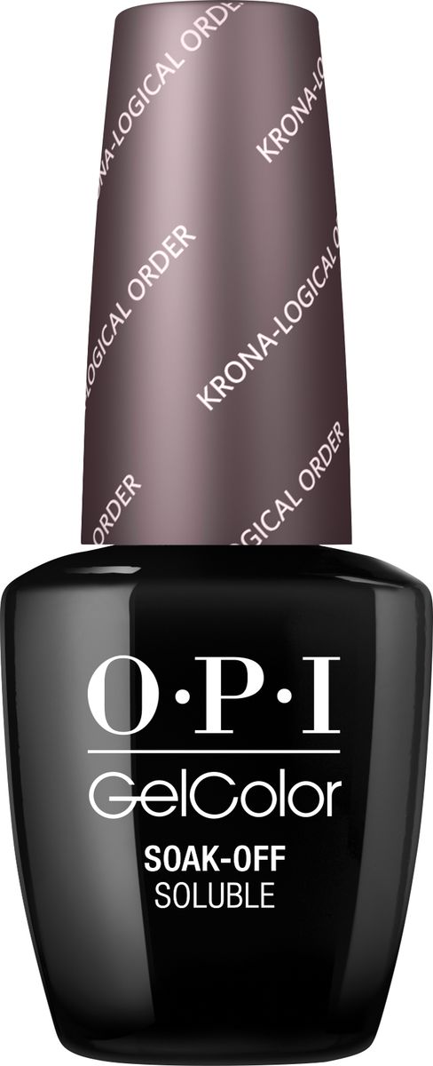 OPI Гель-лак для ногтей GelColor Krona-logical Order, 15 млGCI55 OPI Гель-лак для ногтей GelColor Krona-logical Order, 15 млGCI55Gelcolor - это 100% гель в лаковом флаконе! В отличие от гелей-лаков из-за отсутствия лаковой составляющей Gelcolor не подвержен сколам и трещинам. Ультра-быстрое светоотверждение в LED-лампе OPI! Всего лишь 4 минуты на закрепление всех слоев включая базу и финальное покрытие на всех пальцах! Не требует шлифовки ногтей перед нанесением и опиливания при снятии, а значит не травмирует ногти! Снимается за 15 минут отмачиванием. Gelcolor экономичен. Gelcolor - это высочайшее качество OPI по доступной цене. Оттенки легендарных лаков OPI при желании можно наносить поверх Gelcolor. Стойкое и сияющее покрытие на несколько недель с помощью Gelcolor!