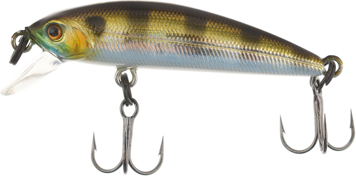 Воблер Tsuribito Minnow SS, цвет 007, 35 мм70595 Воблер Tsuribito Minnow SS, цвет 007, 35 мм70595Ну, кто не знает цурибитовские хиты? Dead Minnow, Pencil 47, Jerkbait, Deep Shaker, крэнки…Пришло время знакомиться с новинками. Три подгруппы линейки Tsuribito Minnow в размерах 35 мм., 42 мм., 50 мм. С этим именем были воблеры от 60 мм и больше (60, 80, 95, 110, 130 мм.). Теперь же семейство приросло меньшими форматами.У этих малышек почти крэнковой отчетливость движений! Что же до самих воблеров Tsuribito Minnow 35, то выполнены они, конечно же, с большой ответственностью, деталировкой, да и на цвета пожаловаться никак нельзя.У этих малышек почти крэнковой отчетливость движений! Что же до самих воблеров Tsuribito Minnow 35, то выполнены они, конечно же, с большой ответственностью, деталировкой, да и на цвета пожаловаться никак нельзя.Один нюанс, на который как-то следует обратить внимание – это маленькие тройники Owner. К качеству нет никаких претензий. Но нужно понимать, что физиология рыб – штука важная, размер и форма рта, губастость или строение челюстей, по-разному будут контактировать с тройниками. Так что в некоторых случаях может и имеет смысл заранее переоснащать Tsuribito Minnow 35 на хорошие одинарники. Ллюбители ультралайта точно будут в восторге от Tsuribito Minnow 35.