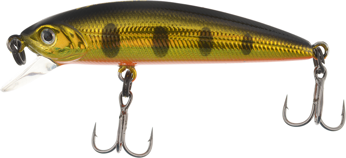 Воблер Tsuribito Minnow F, цвет 052, 42 мм72558 Воблер Tsuribito Minnow F, цвет 052, 42 мм72558Ну, кто не знает цурибитовские хиты? Dead Minnow, Pencil 47, Jerkbait, Deep Shaker, крэнки…Пришло время знакомиться с новинками.Три подгруппы линейки Tsuribito Minnow в размерах 35 мм., 42 мм., 50 мм. С этим именем были воблеры от 60 мм и больше (60, 80, 95, 110, 130 мм.). Теперь же семейство приросло меньшими форматами.Этот малек точь в точь как предыдущий 35-ый, только двумя неделями жизни позже – чуть откормившийся и подросший. Для спиннингистов же прирост 7 мм. и 0.5 грамма будет уже довольно ощутим: воблер становится чуть менее требовательным к деликатности снасти (толщине лески и ее материалу, к тесту и строю спиннинга). На проводке воблеры ведут себя все более «минношно», а дальность полета на одной и той же снасти несколько увеличивается по сравнению с меньшими собратьями. Один нюанс, на который как-то следует обратить внимание – это маленькие тройники Owner. К качеству нет никаких претензий. Но нужно понимать, что физиология рыб – штука важная, размер и форма рта, губастость или строение челюстей, по-разному будут контактировать с тройниками. Так что в некоторых случаях может и имеет смысл заранее переоснащать Tsuribito Minnow 42 на хорошие одинарники.