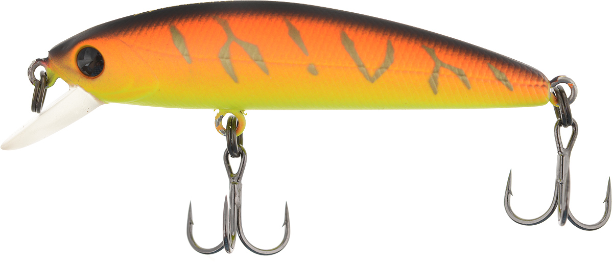 Воблер Tsuribito Minnow 50SP, цвет: желтый, оранжевый (029), длина 5 см, 3,1 г72594 Воблер Tsuribito Minnow 50SP, цвет: желтый, оранжевый (029), длина 5 см, 3,1 г72594Воблер Tsuribito Minnow 50SP выполнен из высококачественного пластика и металла. У этого воблера почти крэнковая отчетливость движений. Он оснащен маленькими качественными тройниками Owner.