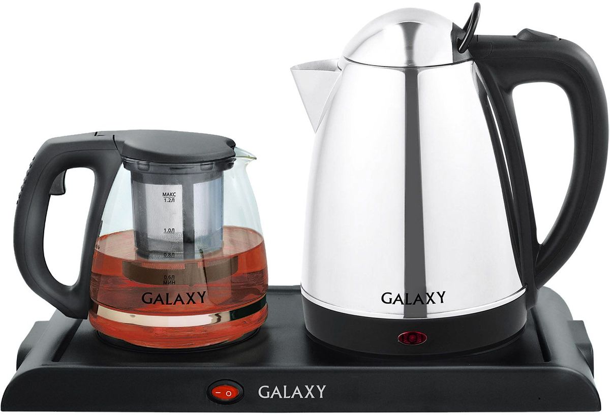 Galaxy GL 0404, Black Silver электрический чайник