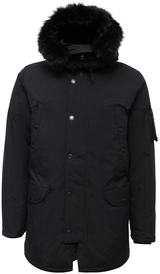 Пуховик мужской Levis®, цвет: черный. 2767300020. Размер S (44)2767300020 Пуховик мужской Levis®, цвет: черный. 2767300020. Размер S (44)2767300020Утепленная парка-пуховик с капюшоном.
