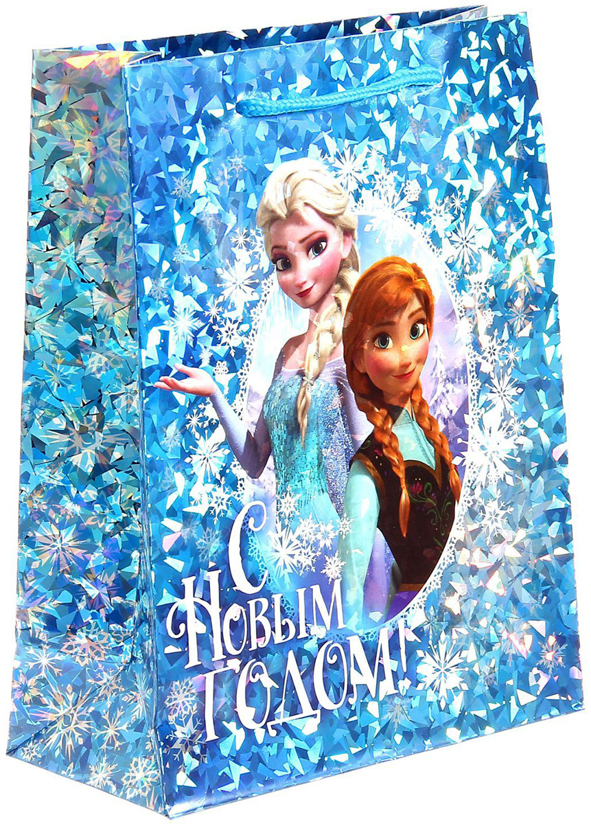 Пакет подарочный Disney Холодное сердце. С Новым годом!, голография, вертикальный, 18 x 23 см1121631 Пакет подарочный Disney Холодное сердце. С Новым годом!, голография, вертикальный, 18 x 23 см1121631Подарочный пакет Disney Холодное сердце. С Новым годом!, изготовленный из картона, станет незаменимым дополнением к выбранному подарку. Для удобной переноски на пакете имеются две ручки. Подарок, преподнесенный в оригинальной упаковке, всегда будет самымэффектным и запоминающимся. Окружите близких людей вниманием и заботой, вручив презент в нарядном, праздничном оформлении.